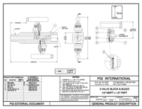 PGI Int'l Hard Seat Block & Bleed Valve